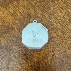 Silver Octagonal Pendant